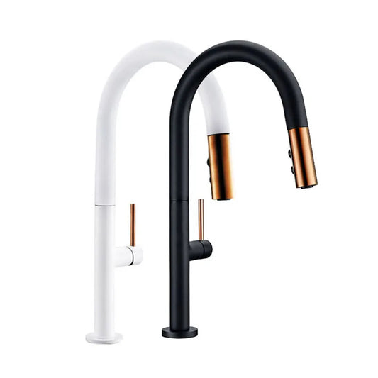 Black Kitchen Faucet Pull Out Spout