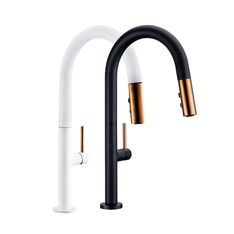 Black Modern Kitchen Faucet