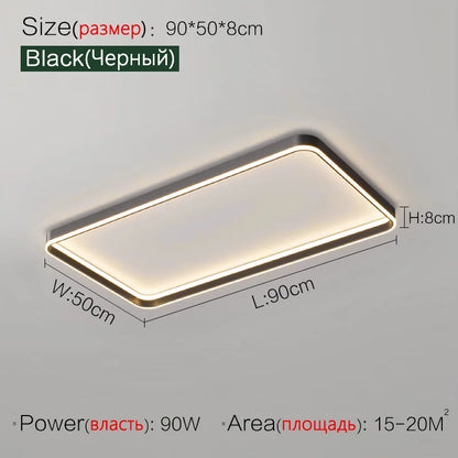 DecorBites™ Bedroom Lamp Ceiling Lights Modern Minimalist Master Bedroom Warm LED Lighting