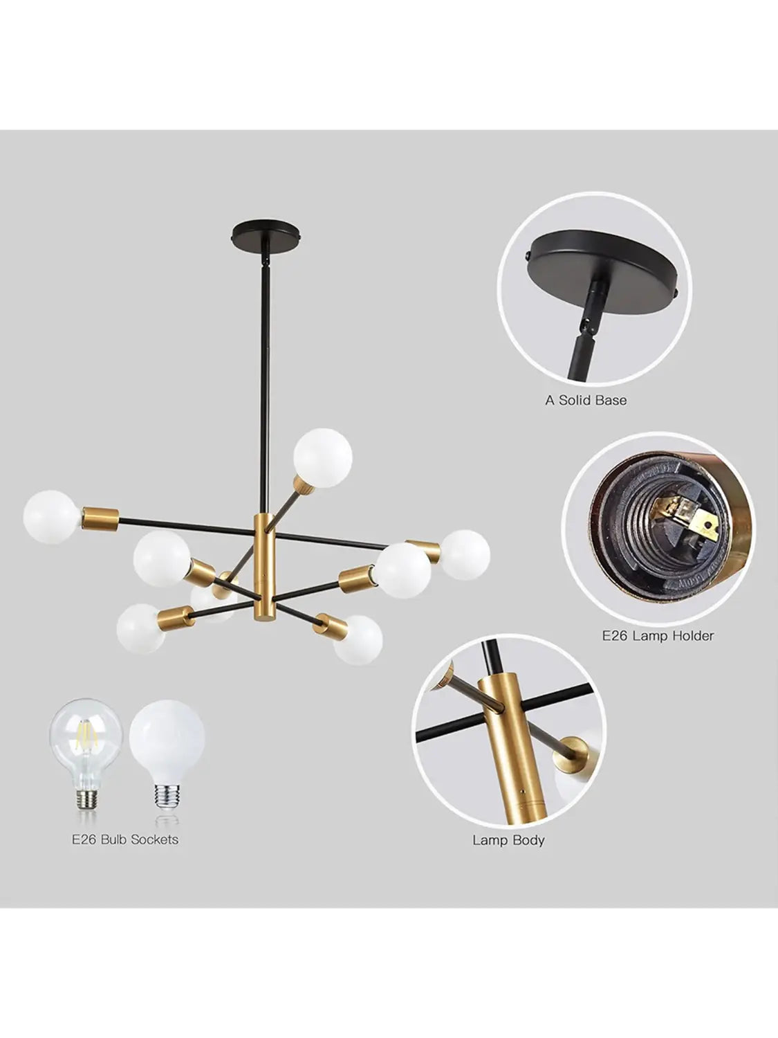 DecorBites™ LED Magic Bean Chandelier for Indoor Lighting