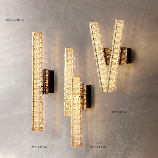 DecorBites™ Crystal Wall Lamp: Elegant Lighting for Home, Hotel, or Office Decor