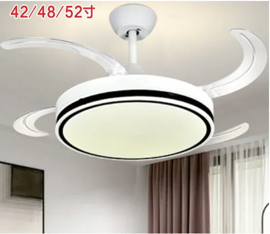 Silver Modern Ceiling Fan