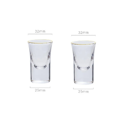 DecorBites™ Glass Wine Pot Transparent Sake Ice Jug Decanter Whiskey Dispenser