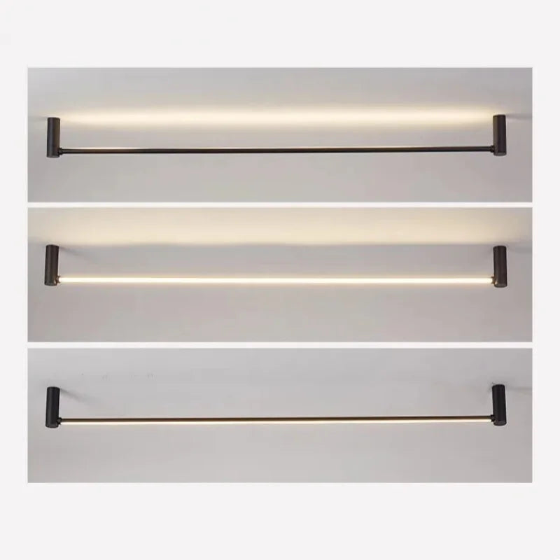 Lámpara de pared con tira LED DecorBites™ para sala de estar, dormitorio o techo; ambiente moderno y minimalista.