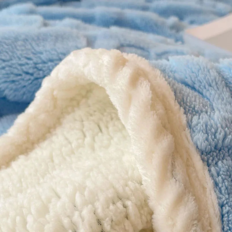 DecorBites™ Heart Shaped Cut Flowers Flannel Fleece Blanket