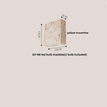 DecorBites™ LED Stone Wall Lamp Sconce, Modern Nordic Design for Living Room, Coffee, Corridor