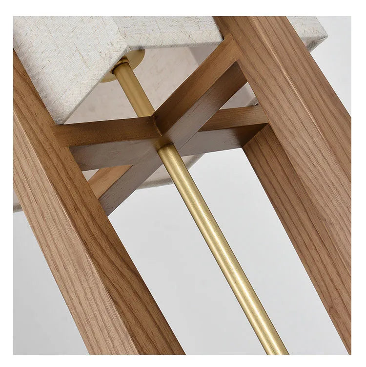 Scandinavian Wooden Floor Lamp