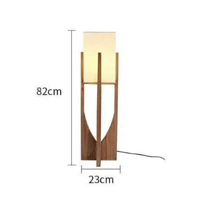 Scandinavian Wooden Floor Lamp