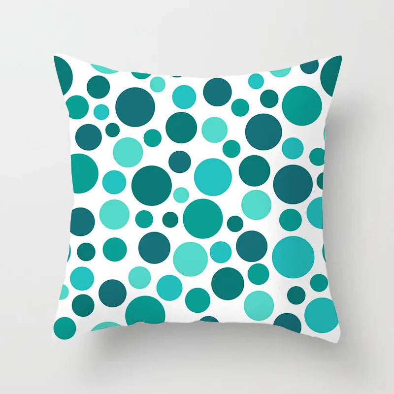 Geometric Leaf Feather Cushions