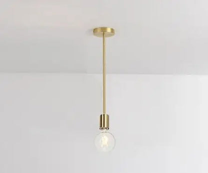 مصباح معلق LED على شكل كرة زجاجية من DecorBites™ - مصباح معلق على شكل قضيب حديدي عصري من الشمال