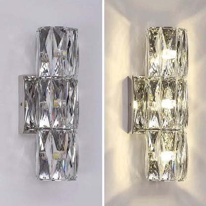 DecorBites™ K9 Crystal LED Wall Lamp: Modern Luxury Nordic Sconces for Home Lighting