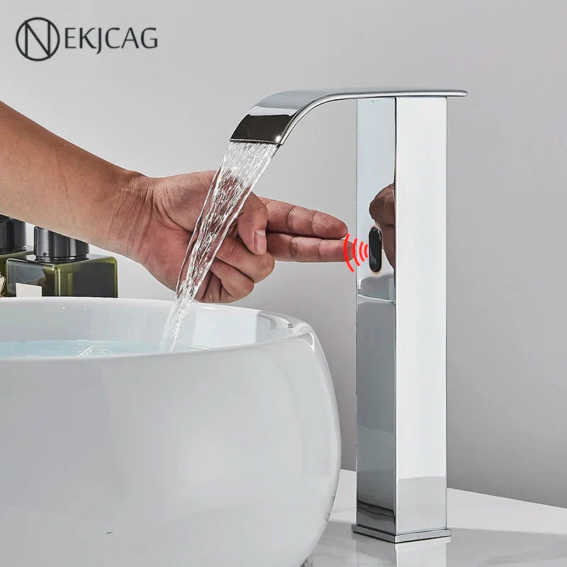Decorbites™ High Style Smart Sensor Waschbeckenarmatur Kalt-Warm-Mischer Wasserfallhahn