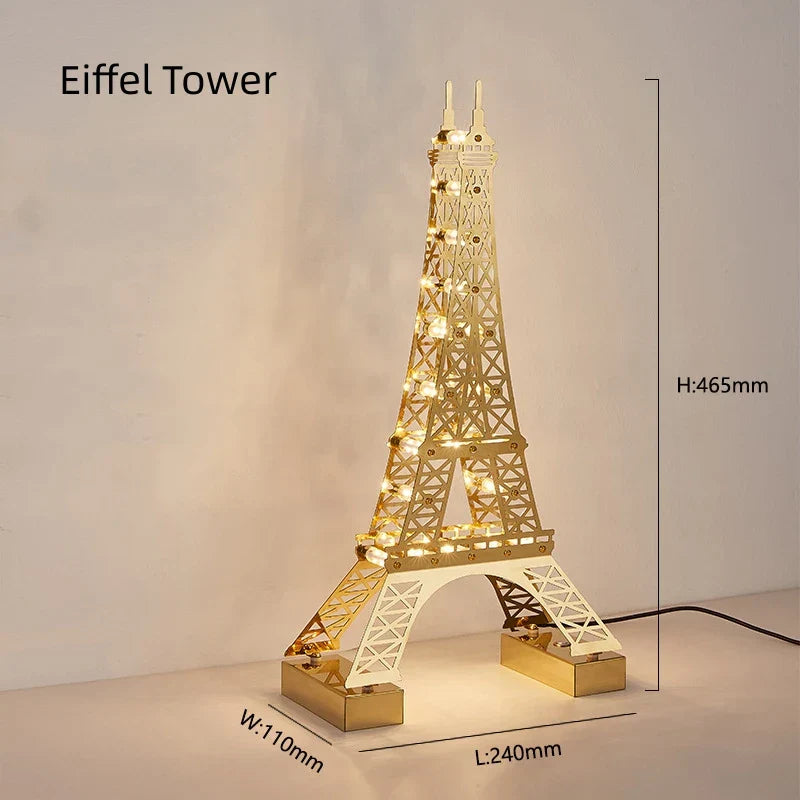 Yellow Ferris Table Lamp