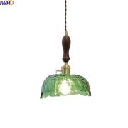 Decorbites™ Grüne Glas-LED-Hängeleuchte mit Drehschalter, Kupferleuchter