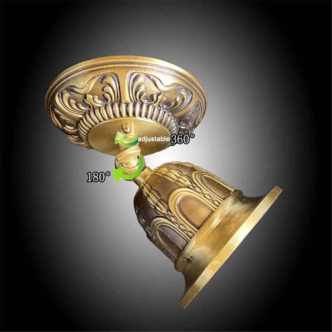 Focos de techo DecorBites™ de cobre GU10 con iluminación LED ajustable para galerías de fotos