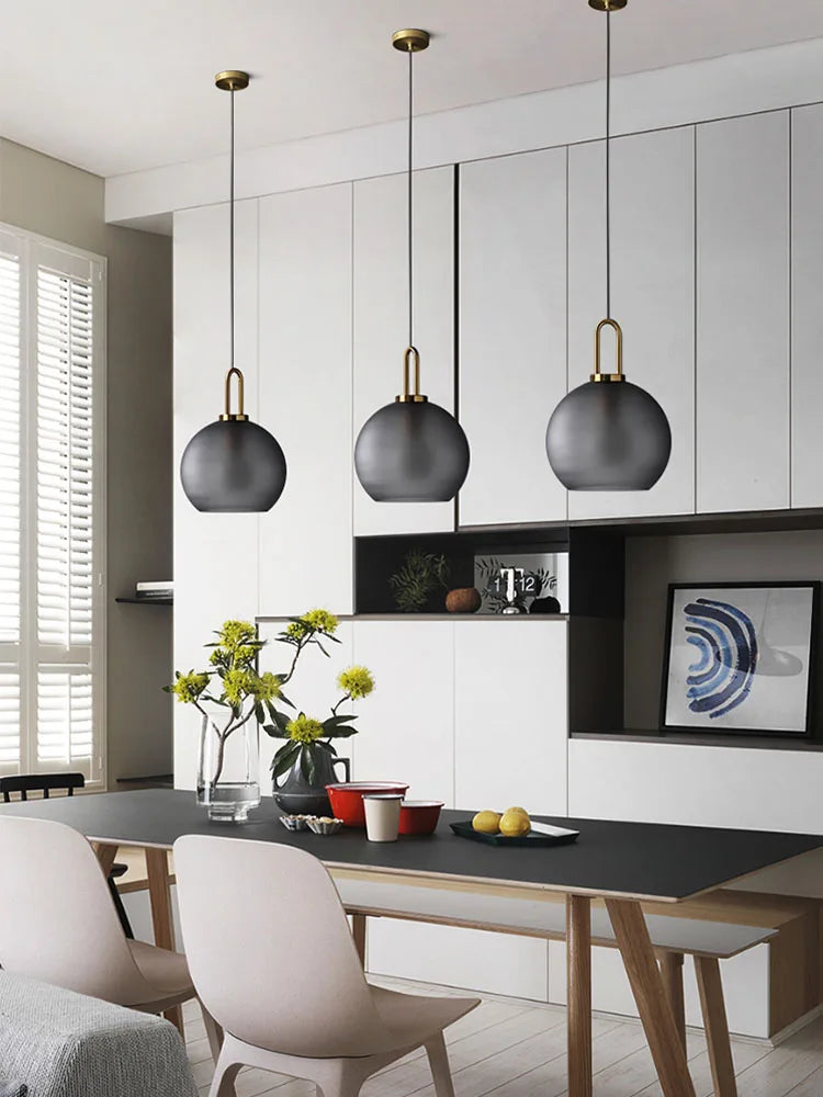 DecorBites™ Glass Staircase Chandelier: Luxury LED Large Chandelier for Living & Dining Room