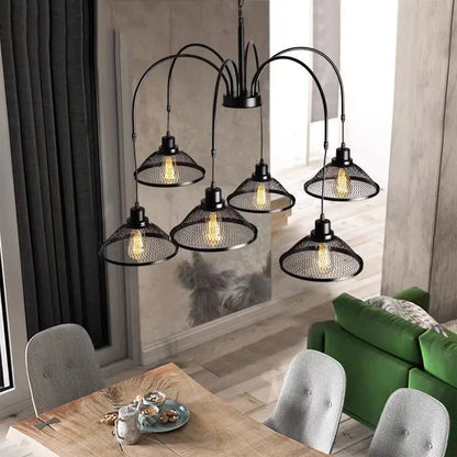 DecorBites™ Industrial Pendant Lamp for Living Room Dining Bar Cafe Loft Retro Chandelier
