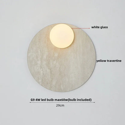 Lámpara de pared LED DecorBites™ con globo de cristal, estilo nórdico moderno, ideal para espejos de baño.
