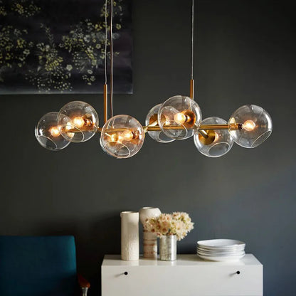 DecorBites™ Glass Ball Pendant Lights for Dining Living Room Kitchen