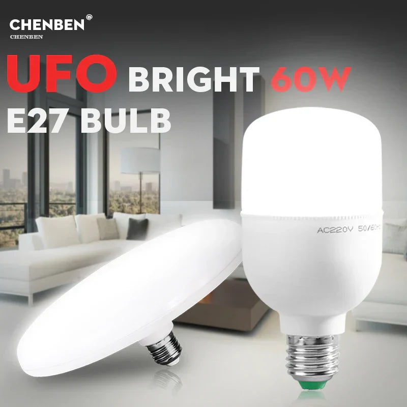 DecorBites™ LED Round UFO Shape Ceiling Lamp for Bright Indoor Lighting