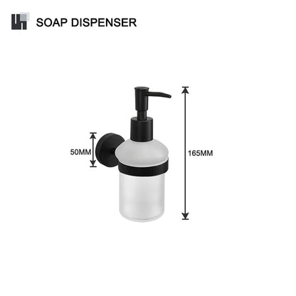 Juego de accesorios de baño DecorBites™: toallero, escobilla de inodoro, portarrollos, dispensador de jabón, barra para toallas, gancho