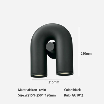 DecorBites™ Cirkus Tube Wall Sconce: Minimalist Night Light & Bedside Reading Lamp