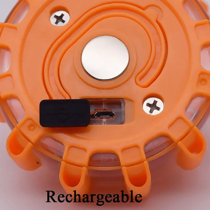 DecorBites™ LED Safety Flare Emergency Flashing Strobe Light - 9 Modes - Portable & Rechargeable