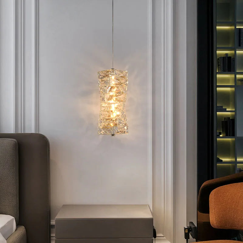 Gold Chrome Crystal Sconce For Living Room 60cm