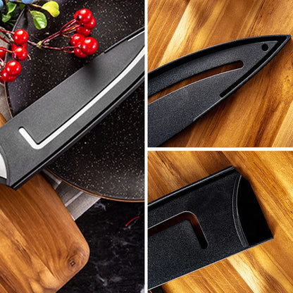 DecorBites™ Kitchen Knife Sheath Black Edge Guard Protective Cover Case Kitchen Accessories