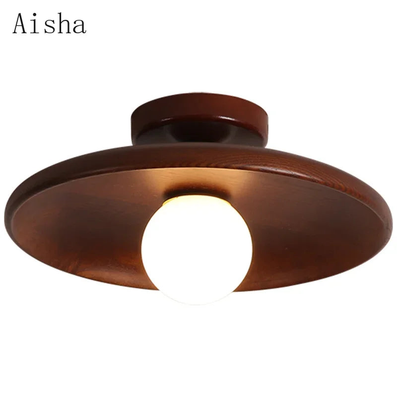 DecorBites™ Japanese Style Wooden Ceiling Lamp for Home Decor