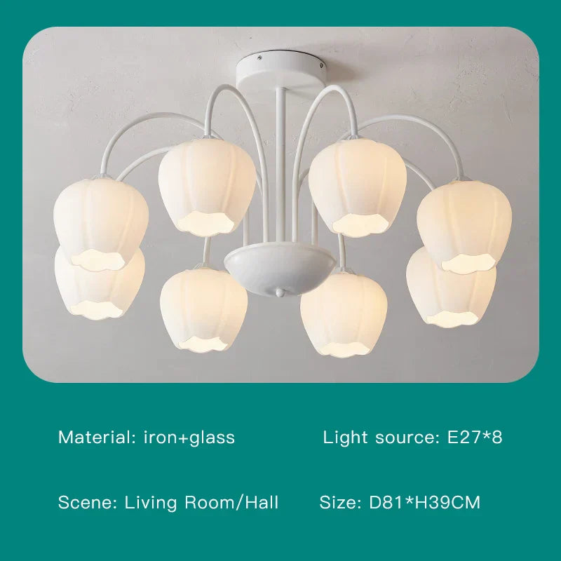 ديكوربايتس™ 2024 مصباح سقف حديث باللونين الأخضر والأبيض لغرفة المعيشة وغرفة الطعام وغرفة النوم