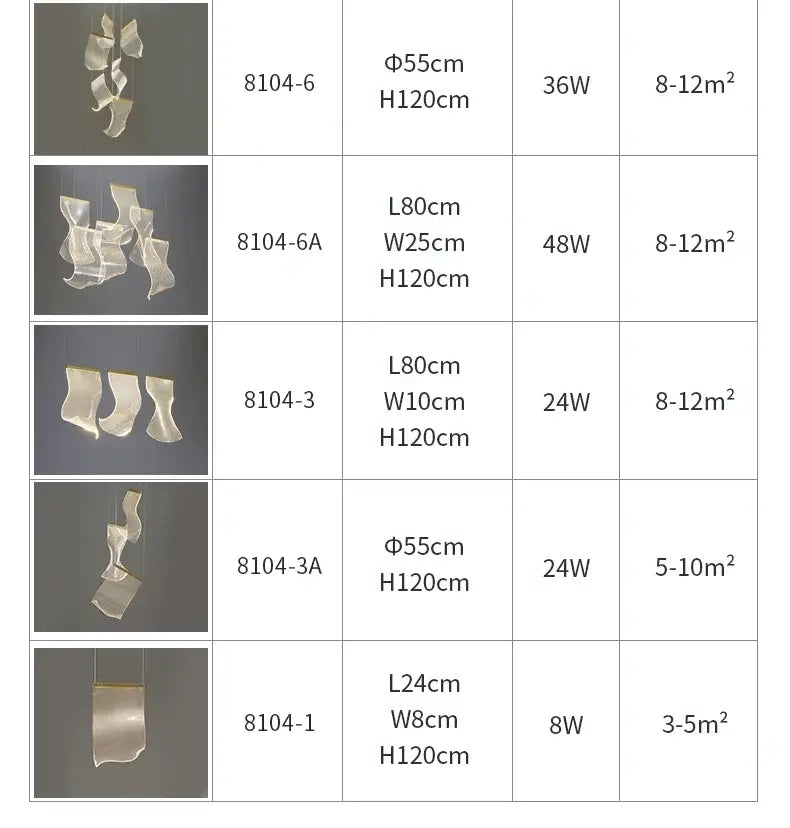 DecorBites™ LED Ceiling Chandelier for Modern Home