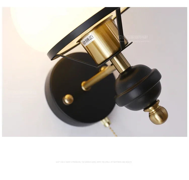 Lámpara de pared francesa DecorBites™, decoración retro de alta gama para sala de estar y dormitorio