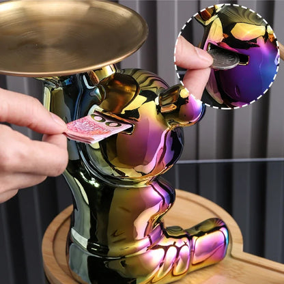 Juego de figuras de ositos de peluche DecorBites™ para decorar mueble de TV y vinoteca