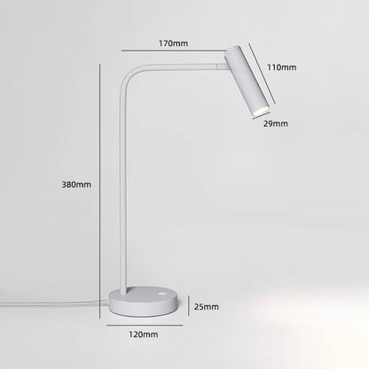 DecorBites™ Enna LED Dimmable Floor Lamp in Gold/Black/White for Minimalist Home Decor