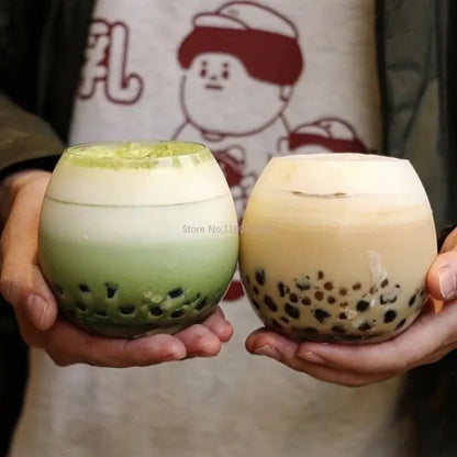 Taza de café de vidrio transparente DecorBites™ de 400 ml para cócteles de fiesta en el bar de casa