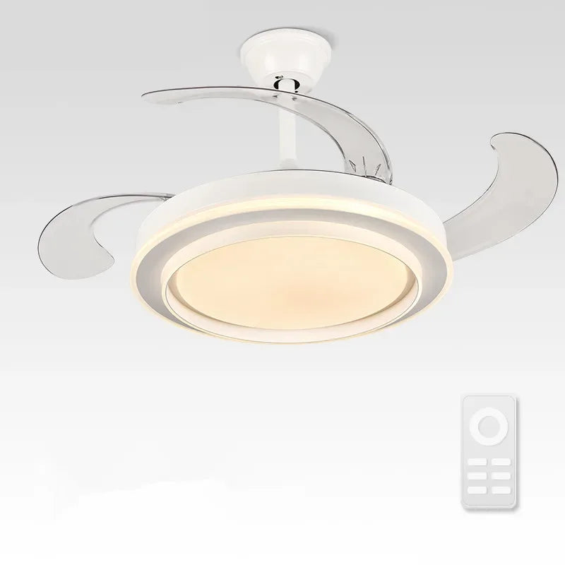 مروحة سقف DecorBites™ مقاس 42 بوصة مزودة بإضاءة LED وجهاز تحكم عن بعد