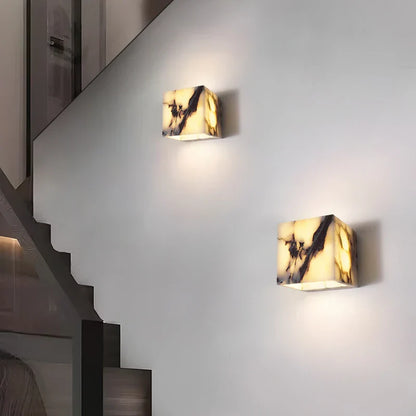 DecorBites™ Bulgari Stone LED Wall Lights Outdoor Waterproof Bedside Lamp