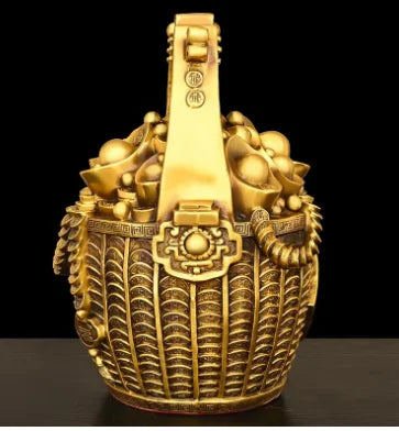 DecorBites™ Copper Treasure Bowl Money Jar for Home Decor