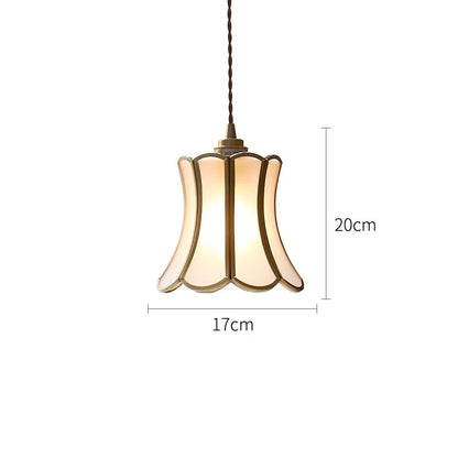 DecorBites™ Glass Copper LED Pendant Lights: Modern Nordic Lighting for Home, Dining, & Restaurant