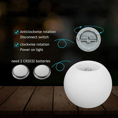 DecorBites™ LED Pool Ball Light - Colorful Remote Control Floating Night Lamp