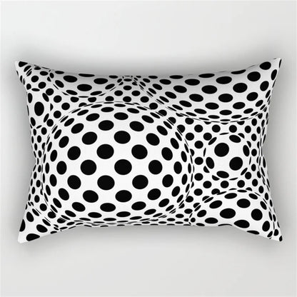 طقم غطاء وسادة للخصر بتصميم هندسي مموج من DecorBites™