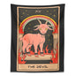 Decobites Devil Tarot Goat Wall Hanging Tapestry - Home Decor Hippie Dorm Room