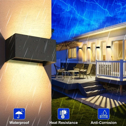 DecorBites™ 24W LED Wall Light Up Down Adjustable Beam Cold IP65 Modern