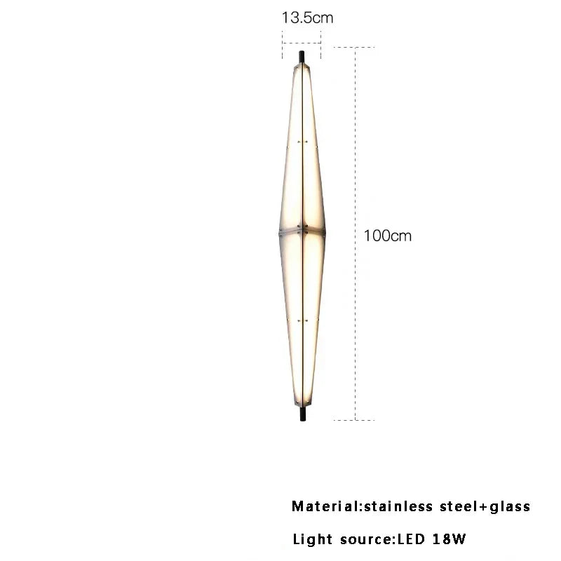 DecorBites™ Glass Cone Chandelier: Height Adjustable Luxury Art Indoor Pendant Lamp