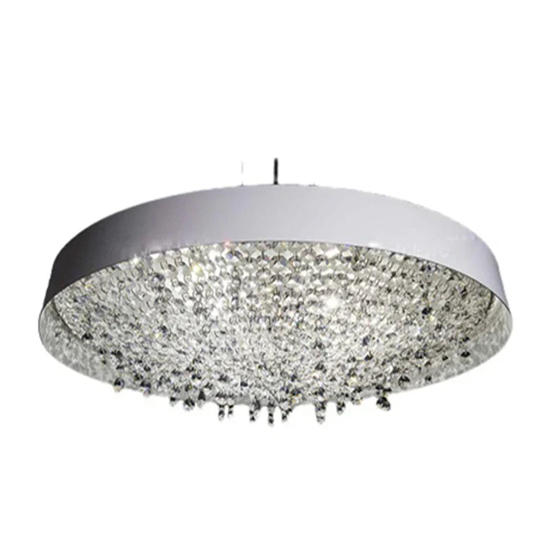 DecorBites™ Clear Crystal Pendant Light Chandelier for Living Room & Bedroom