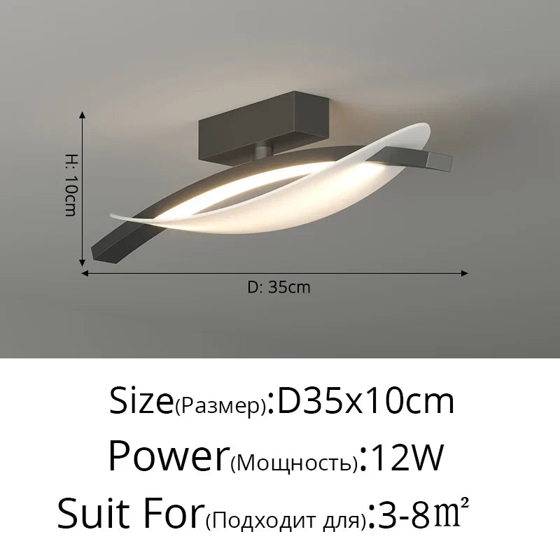 DecorBites™ LED Ceiling Light Strip for Corridor, Balcony & Living Room