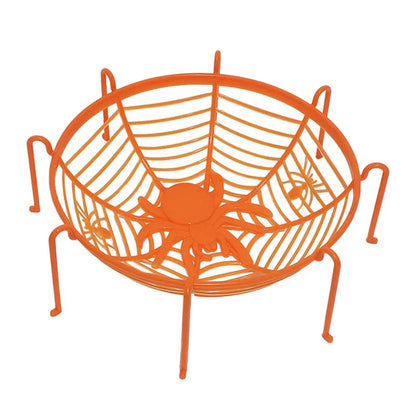 DecorBites™ Halloween Skull Spider Tray Snack Storage Plate Fruit Basket Candy Box