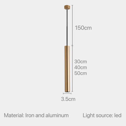 DecorBites™ LED Tube Pendant Lamp for Dining Room, Bedroom, Kitchen, Bar, Hall