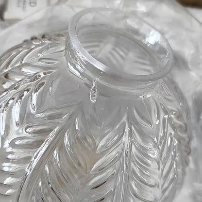 Lámpara colgante LED de cristal Glabe DecorBites™, diseño nórdico moderno para dormitorio, cocina o pasillo.